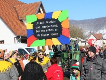 Rosenmontagsumzug in Wiesensteig