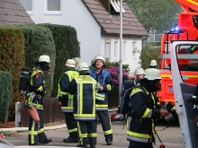 Dachstuhlbrand im Hermann-Löns-Weg 