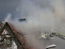 Dachstuhlbrand im Hermann-Löns-Weg 