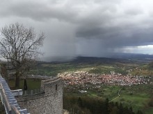 Burg Hohen Neuffen im Herbst