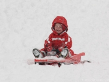 Schneevergnügen auf Pfulb