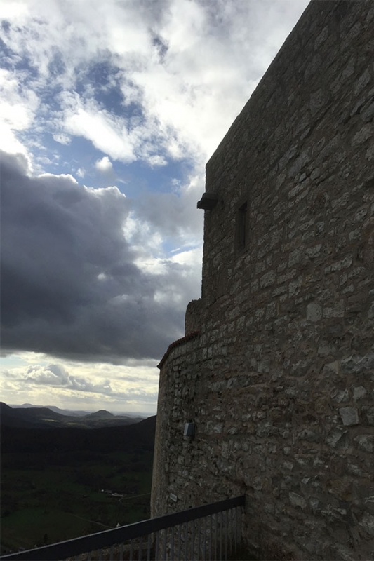 Burg Hohen Neuffen im Herbst