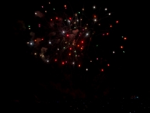 Flammenede Sterne Tschechisches Feuerwerk