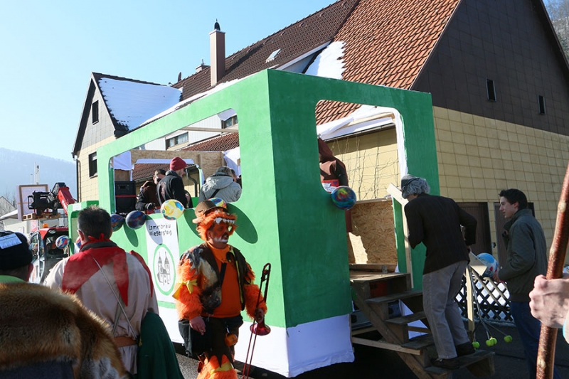 Rosenmontagsumzug in Wiesensteig