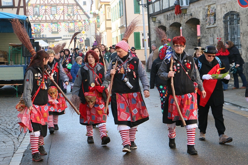 Rosenmontagsumzug in Wiesensteig