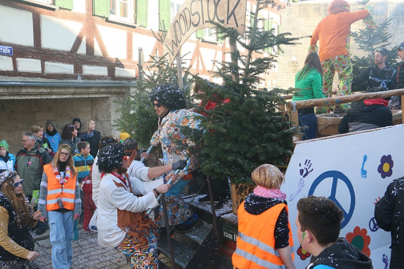 Rosenmontagsumzug in Wiesensteig