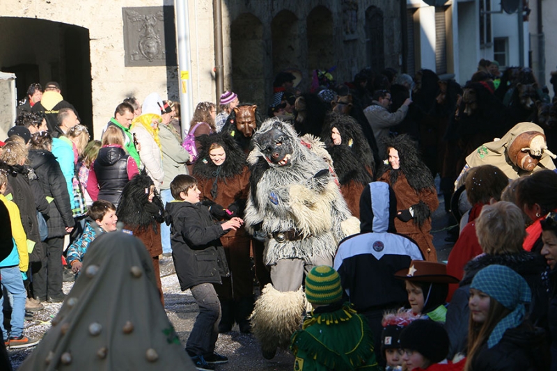 Rosenmontagsumzug in Wiesensteig