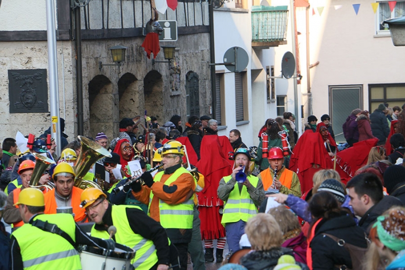 Rosenmontagsumzug in Wiesensteig