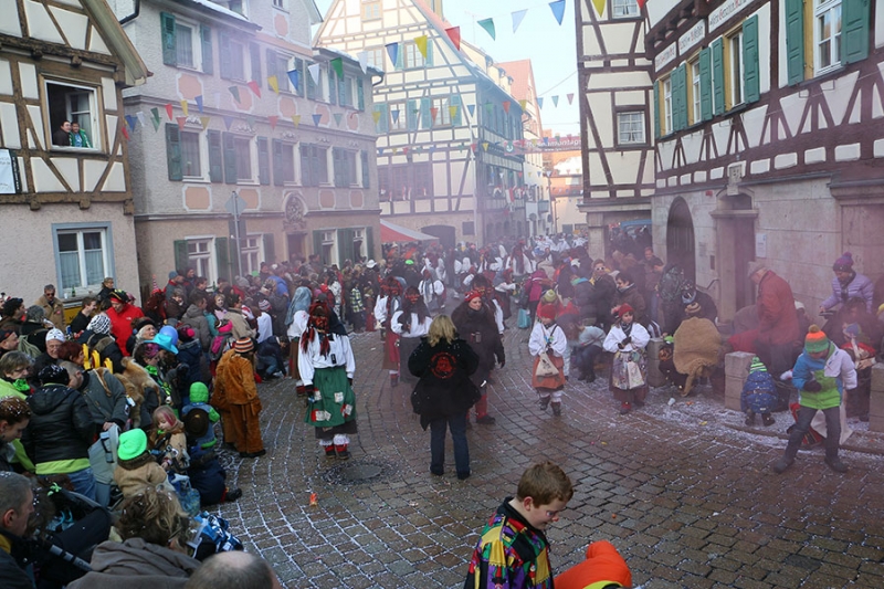 Rosenmontagsumzug in Wiesensteig