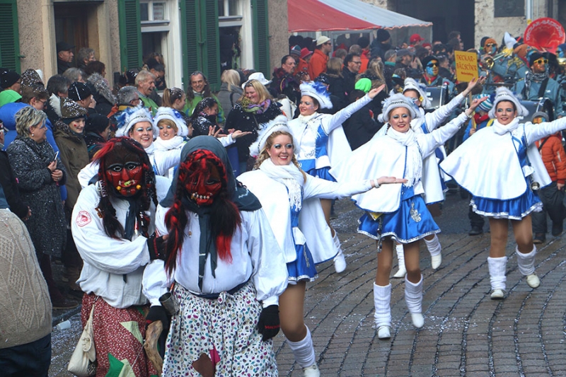 Rosenmontagsumzug in Wiesensteig