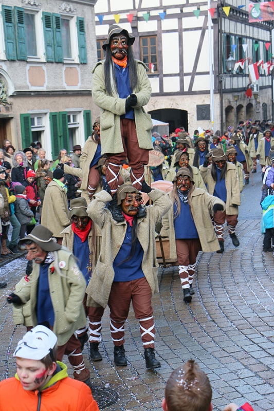 Rosenmontagsumzug in Wiesensteig