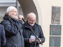 Menschenkette und Kundgebung von J. Stortz