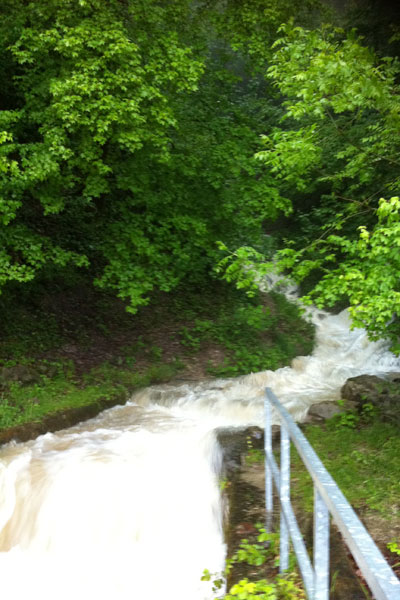 Hochwasser Überschwemmungen in Kirchheim Teck und Lenningen._1
