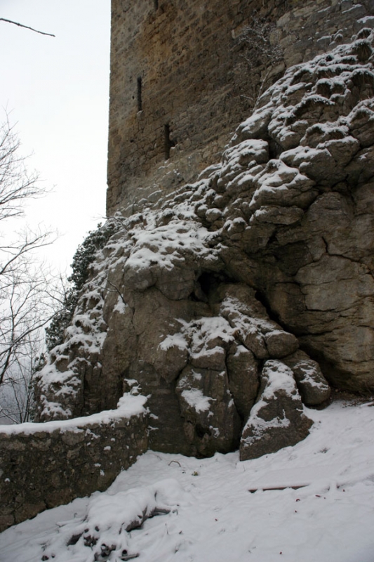 Burgruine Reussenstein im Winter._17
