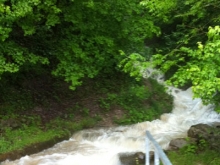 Hochwasser Überschwemmungen in Kirchheim Teck und Lenningen._1