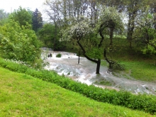Hochwasser Überschwemmungen in Kirchheim Teck und Lenningen._3