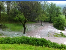 Hochwasser Überschwemmungen in Kirchheim Teck und Lenningen._4