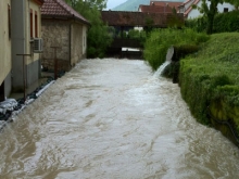 Hochwasser Überschwemmungen in Kirchheim Teck und Lenningen._14