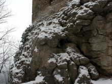 Burgruine Reussenstein im Winter
