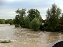 Hochwasser Neckar Nürtingen Wendlingen._19