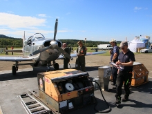 Die ersten Flieger sind da...