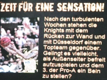 Kirchheim Knights vs. Düsseldorf (JB) 78:70