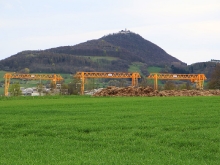 S21 Tunnelbaustelle in Kirchheim Teck