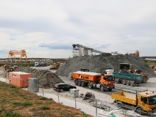 S21 Tunnelbaustelle in Kirchheim Teck