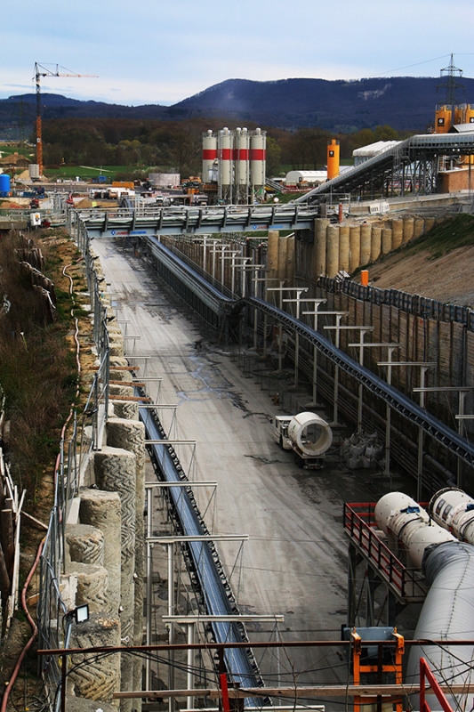 S21 Tunnelbaustelle in Kirchheim Teck