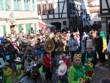 Rosenmontagsumzug in Wiesensteig