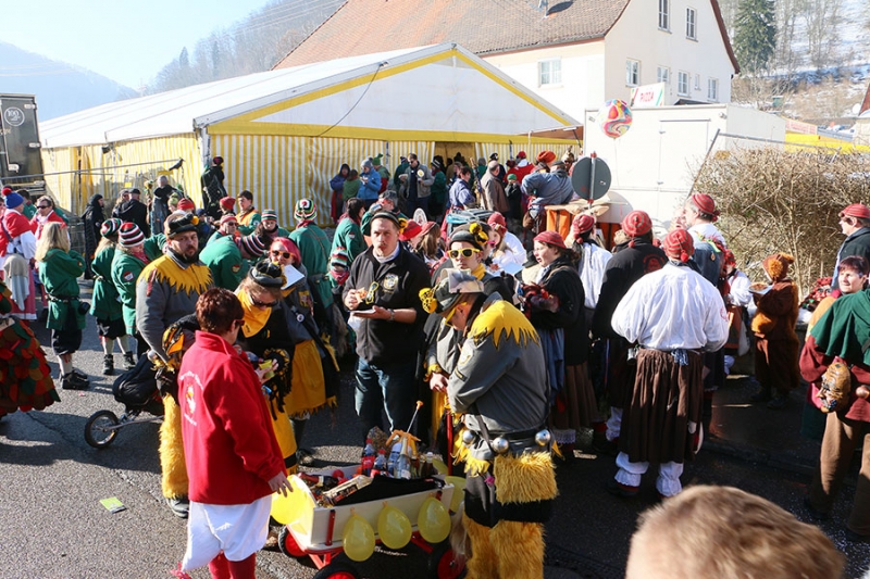 Rosenmontagsumzug in Wiesensteig