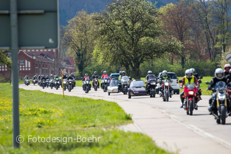 Motorrad Wallfahrt in Deggingen